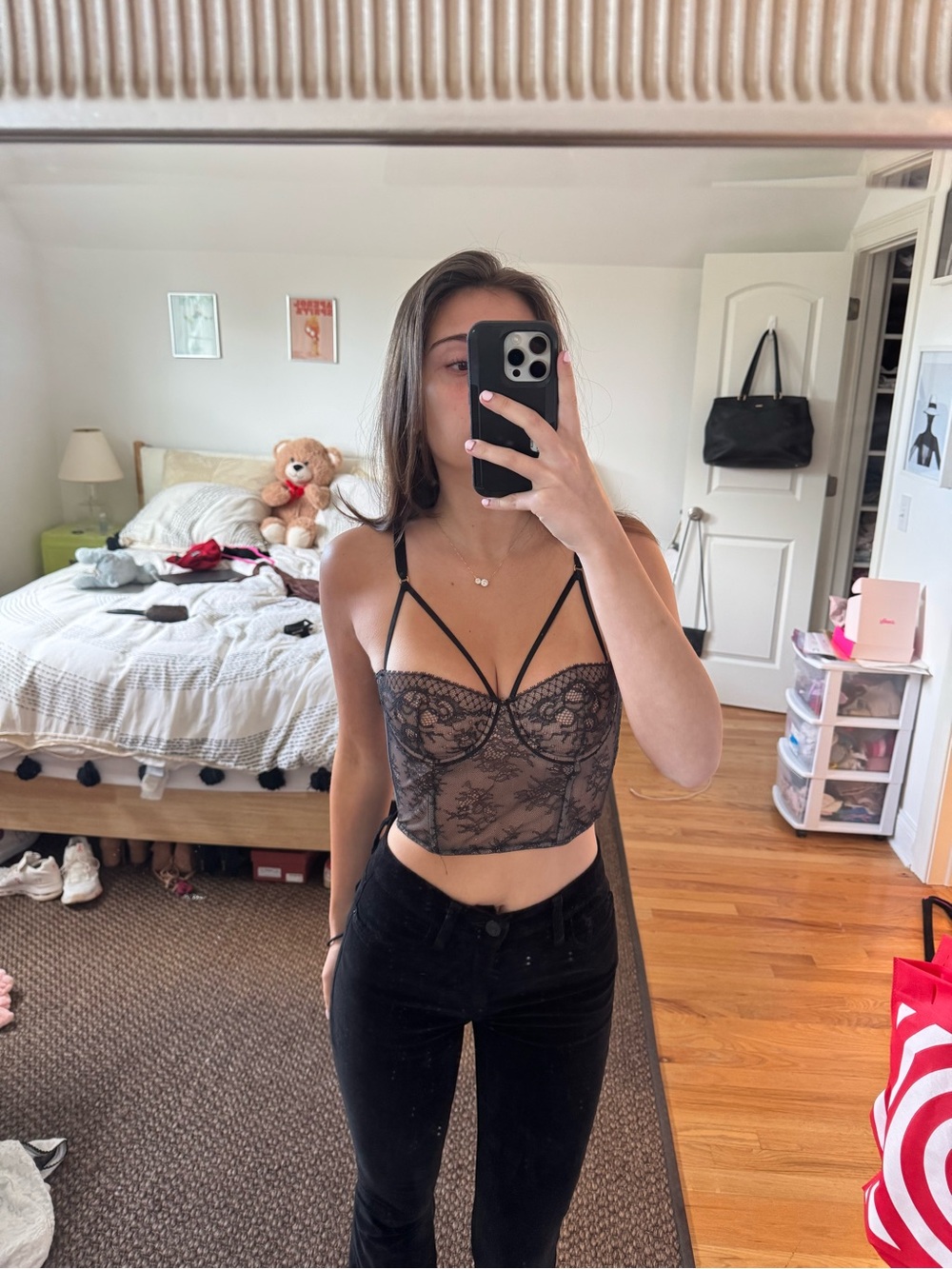 Vintage Victoria’s Secret Lace Corset Bustier Top 34B